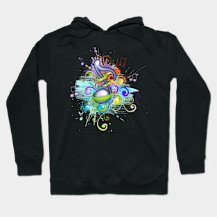 Musical Note Color Hoodie